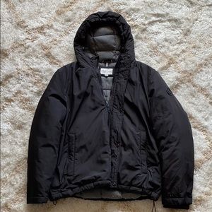 Black Winter Puffy Coat